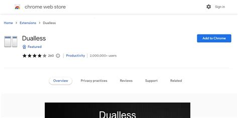 dualless extension for microsoft edge.